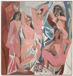  "Les demoiselles d'Avignon", Pablo Picasso (1907)