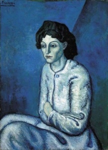 "Donna con le braccia incrociate", Pablo Picasso (1901)