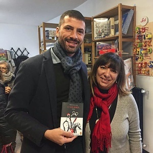 Lo scrittore Francesco Lisa con l'Editrice Stefania Convalle